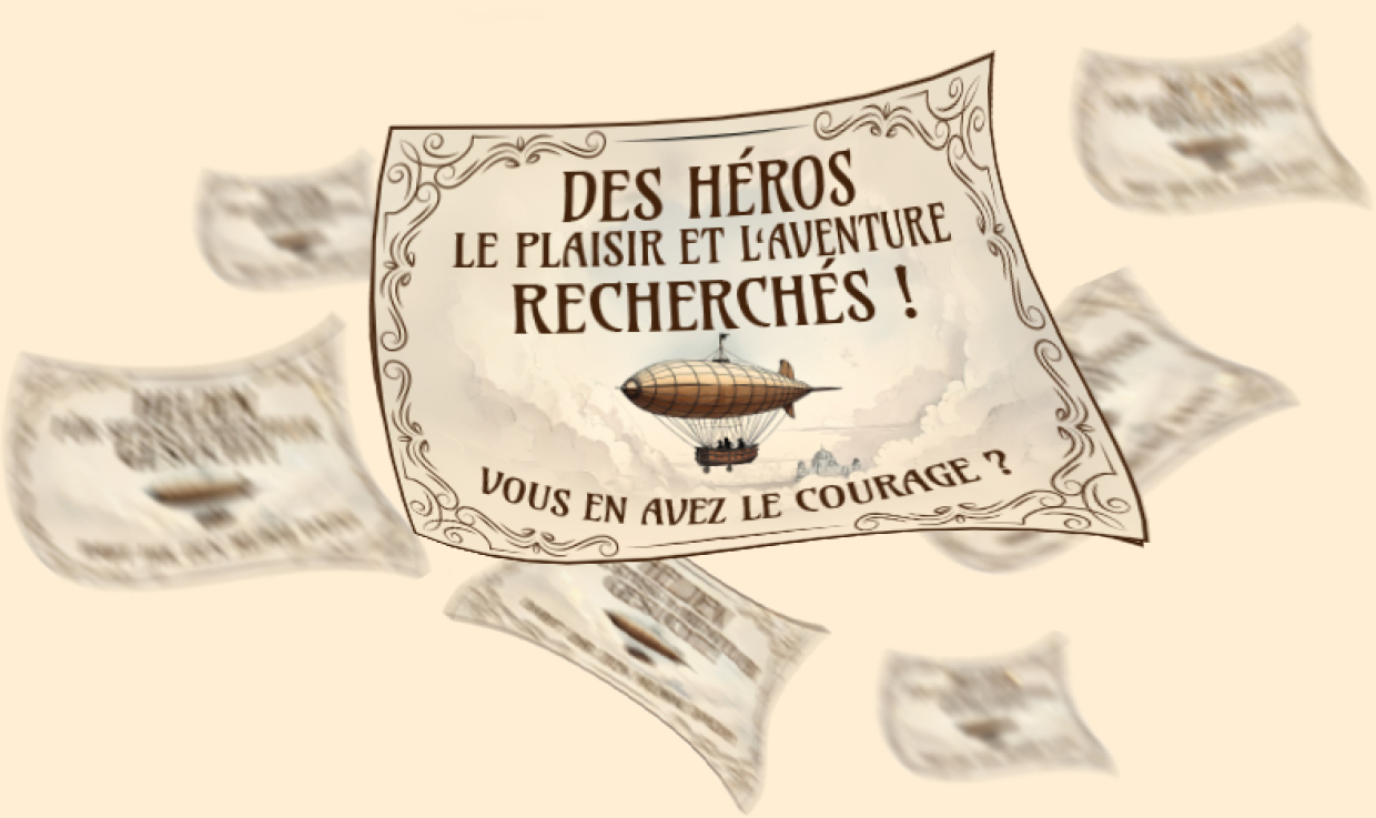 Flugblatt: Helden gesucht