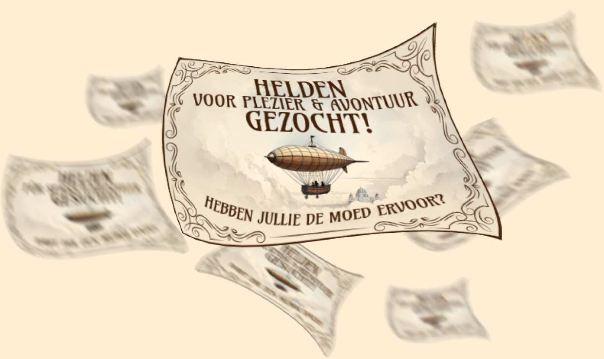 Flugblatt: Helden gesucht
