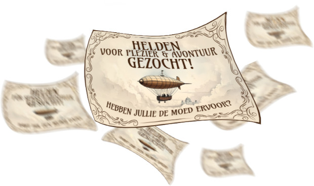 Flugblatt: Helden gesucht
