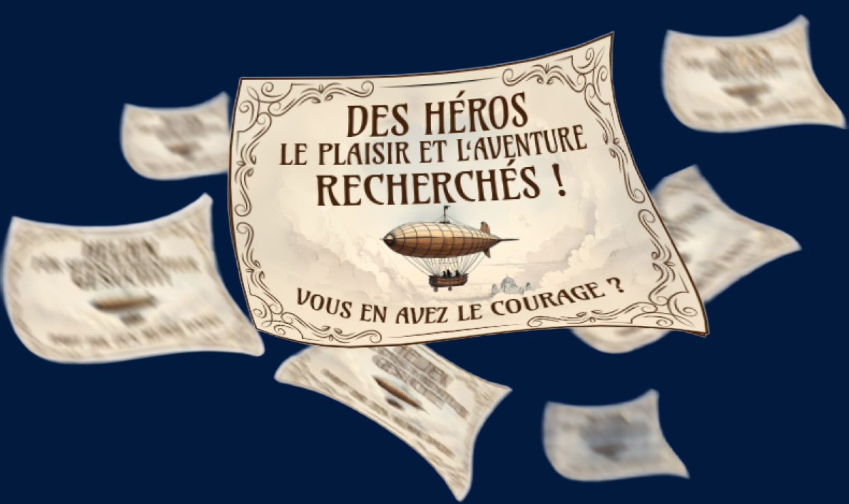 Flugblatt: Helden gesucht