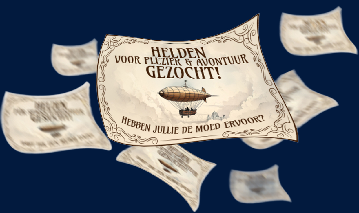Flugblatt: Helden gesucht